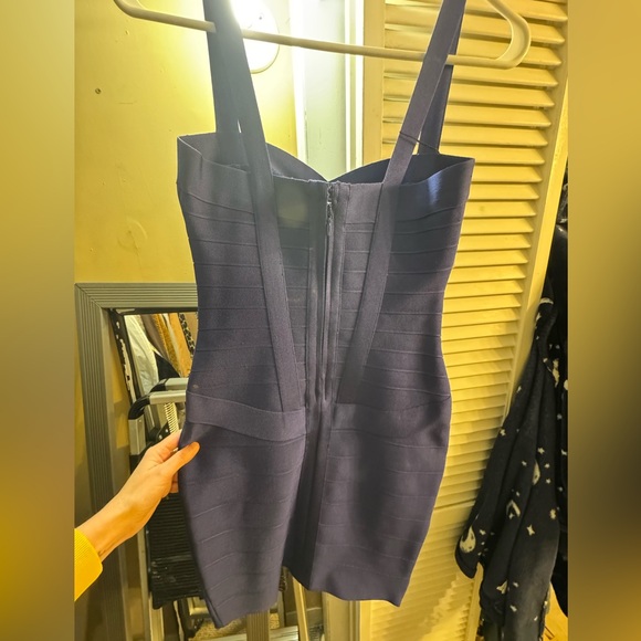 Blue Bandage Dress - Picture 4 of 5